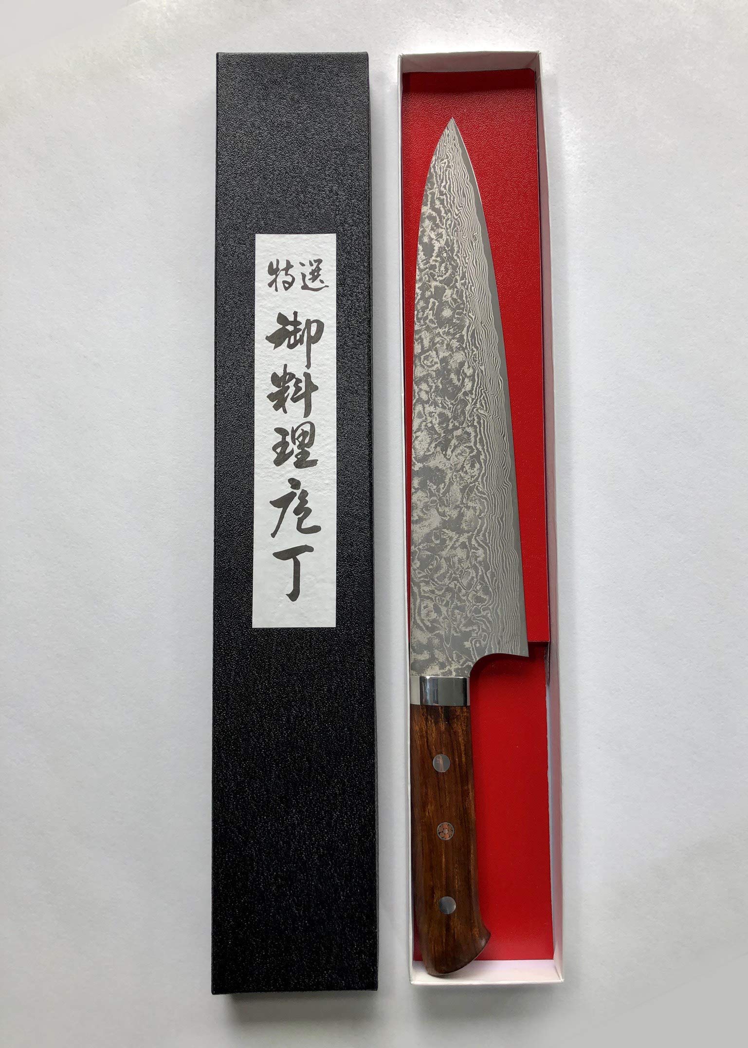 Amazon｜越前数馬作 雷神 牛刀 240mm 粉末ﾊｲｽﾀﾞﾏｽｶｽ31層鋼 Dｱｲｱﾝ